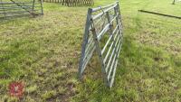 2 X 14' GALVANISED GATES - 15