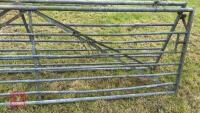 2 X 12' GALVANISED GATES - 2