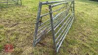 2 X 12' GALVANISED GATES - 6