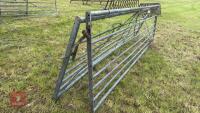 2 X 12' GALVANISED GATES - 12
