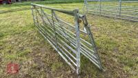 12' GALVANISED GATE - 9