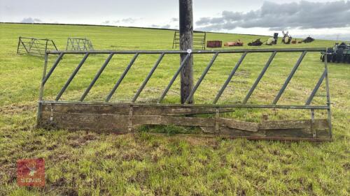 15' CATTLE FEED BARRIER
