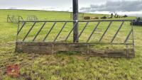 15' CATTLE FEED BARRIER