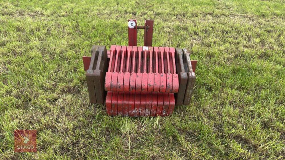 FRONT TRACTOR WAFER WEIGHTS