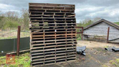 20 X 7' X 5' WOODEN PALLETS