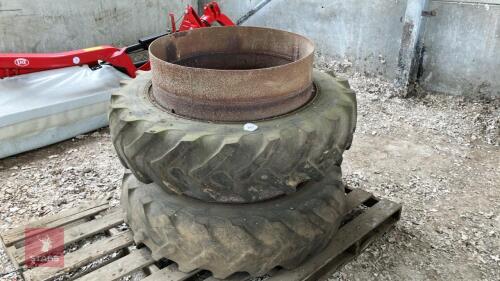 SET OF STOCK DUAL WHEELS