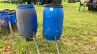 3 HOMEMADE PHEASENT FEEDERS - 2