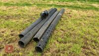4 LENGTHS OF DRAIN PIPE & FLEXI COIL