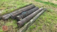 6 CUT TELEGRAPH POLES - 2