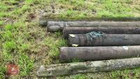 6 CUT TELEGRAPH POLES - 3