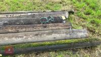 6 CUT TELEGRAPH POLES - 7