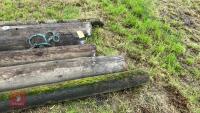 6 CUT TELEGRAPH POLES - 8