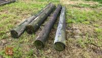4 TELEGRAPH POLES