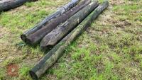 4 TELEGRAPH POLES - 6