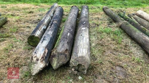 4 TELEGRAPH POLES