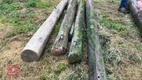 5 TELEGRAPH POLES - 5