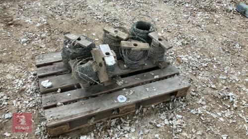 7 PART ROLLS OF BARBED WIRE