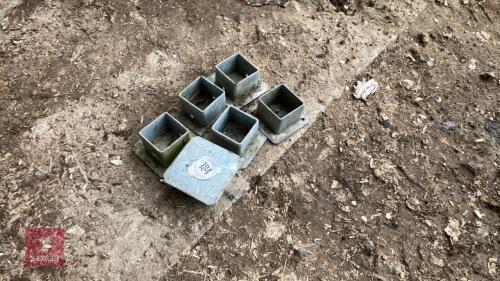 6 POST HOLE COVERS