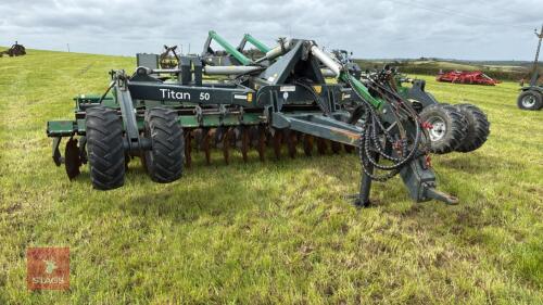 2022 AWEMAK 5M TITAN BTA 50 DISC HARROWS