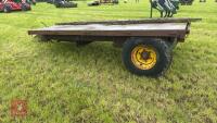 11' SINGLE AXLE METAL TRAILER - 13