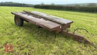 11' SINGLE AXLE METAL TRAILER - 28