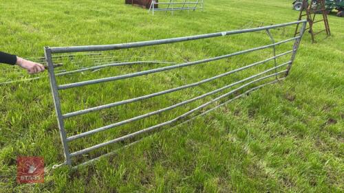 14' GALVANISED GATE