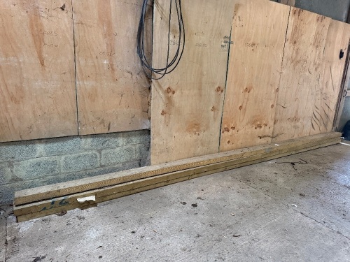 3 X 20' PLANKS OF TIMBER