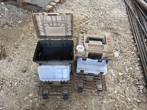 2 STORAGE/ORGANISER BOXES