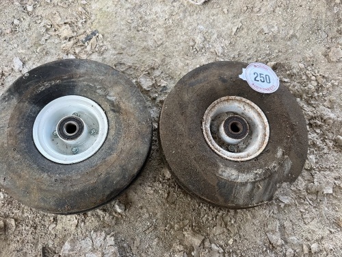 2 X 4.00 x 4 WHEELS & TYRES