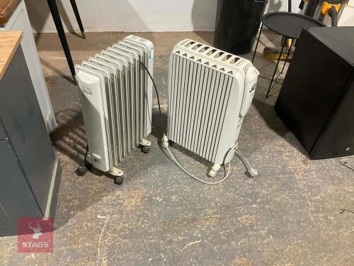 2 OIL RADIATORS
