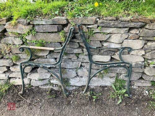 CAST IRON BENCH ENDS