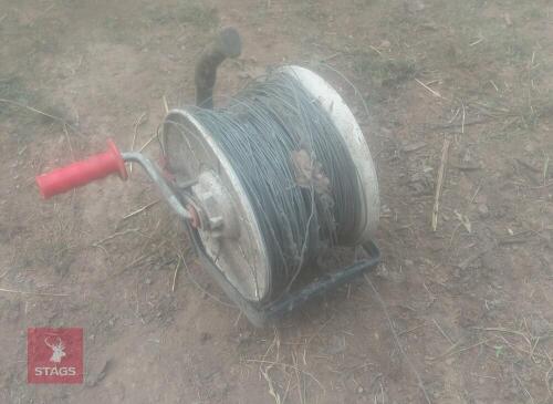 ELECTRIC FENCE REEL FULL WITH WIRE