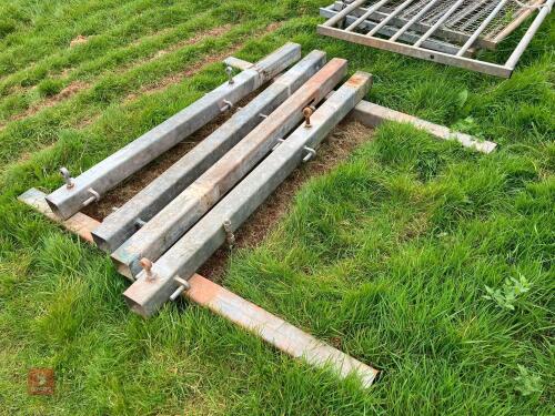 6 X 6' HANDING/LATCHING POSTS (27)