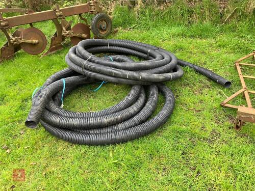2 PART ROLLS OF PLASTIC DRAINAGE PIPE