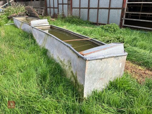 2 IAE 10' WATER/FEED TROUGHS (1)