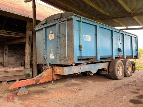 1996 COLINS CMT 14T GRAIN TRAILER