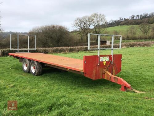 2015 STAINES 26FT BALE TRAILER