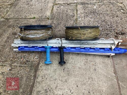 ELECTRIC FENCING STAKES AND WIRE
