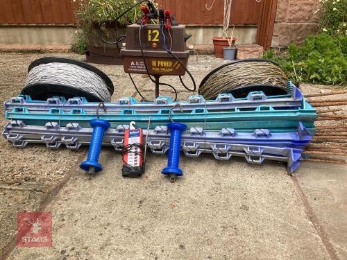 FALCON P500 ELECTRIC FENCER AND STAKES
