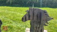 HORSE FIRE PIT/PLANTER - 6