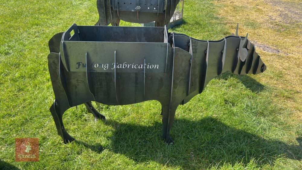 COW FIRE PIT/PLANTER