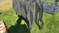 COW FIRE PIT/PLANTER - 7