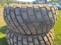 FULL SET OF TITAN TURF WHEELS & TYRES - 3