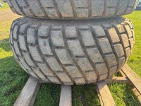 FULL SET OF TITAN TURF WHEELS & TYRES - 4
