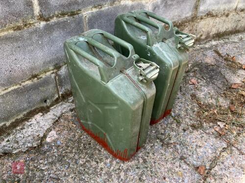 2 JERRY CANS