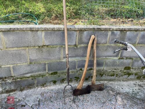 SELECTION OF AXES AND PITCH FORK