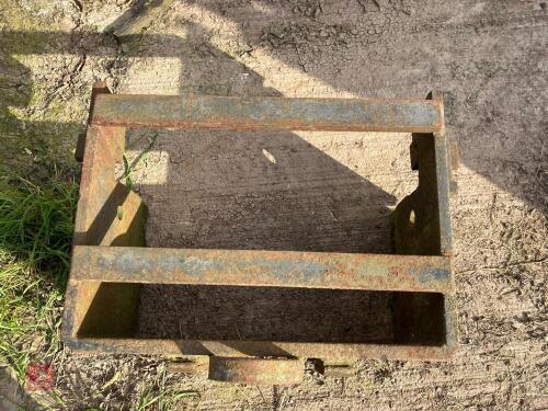 WEIGHT FRAME