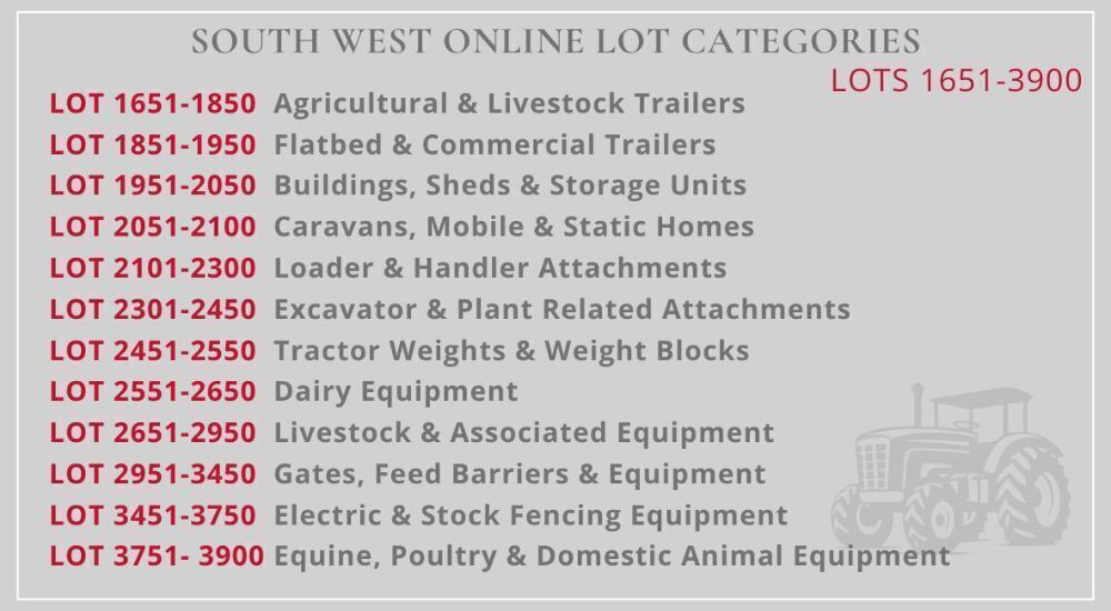 SOUTH WEST SALE LOT CATEGORIES (2)
