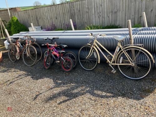 SELECTION OF PUSH BIKES