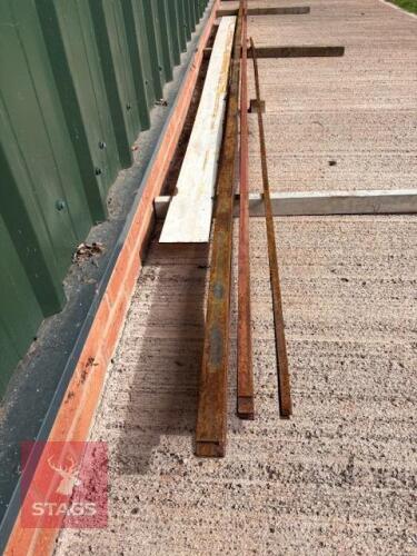 22 LENGTHS OF STEEL FLAT BAR